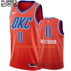 Maillot NBA Oklahoma City Thunder Russell Westbrook 0 Nike 2019-20 Statement Edition Swingman - Enfant